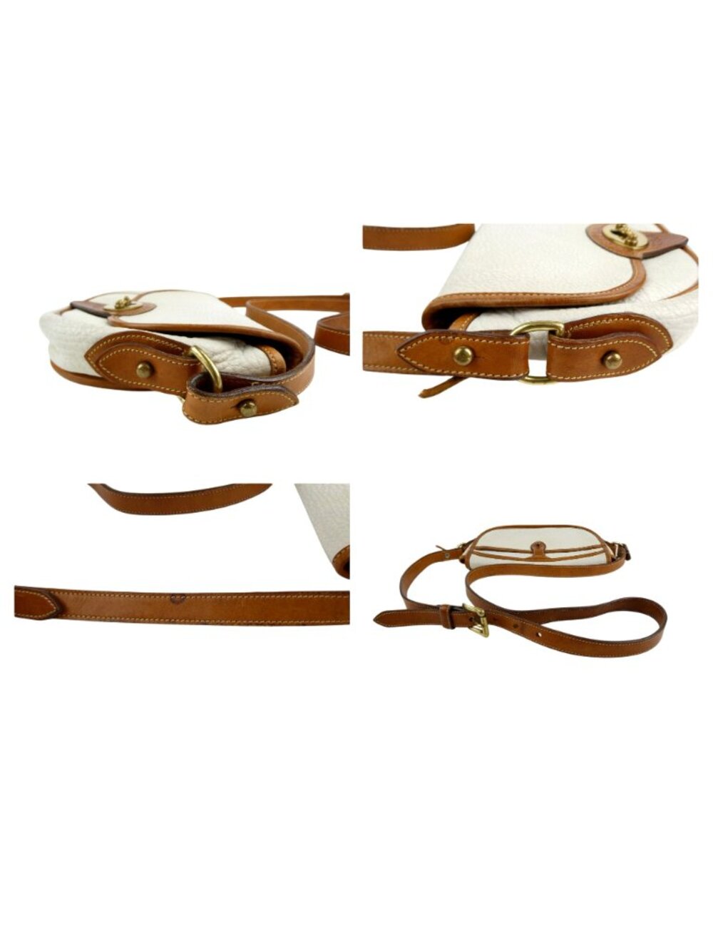 Dooney & Bourke Chalk Tan Pebble Leather Crossbody - Picture 10 of 16